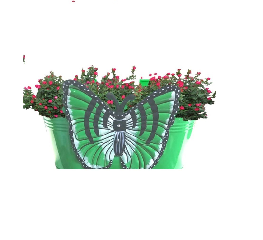 Metal Planter Pot - Handmade Iron, 76mm Height X 76mm Width | Easy To Clean, Eco-friendly, Customizable Designs For Modern & Traditional Decor
