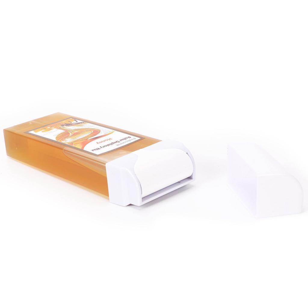 Wax Cartridge - Abs Material, 200 Grams, Honey Color | Gentle Application With Roll-on, Includes Pre-wax And After-wax Soothers