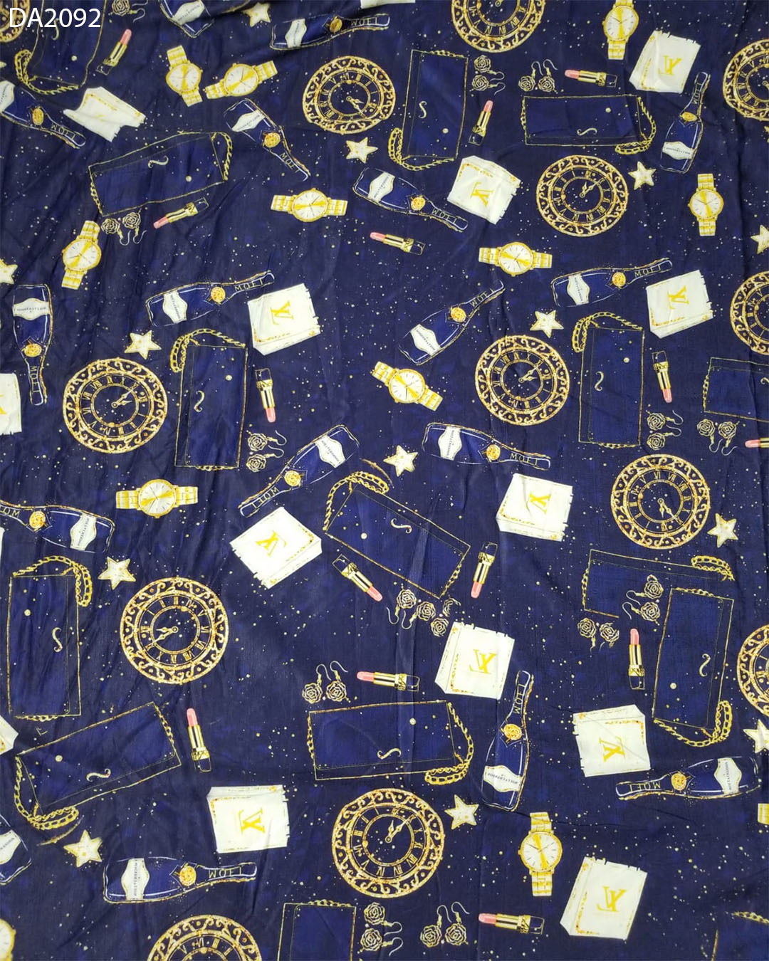 Beautiful Digital Prints On Khadi Rayon Fabric - 58" Width, Washable Fabric Ideal For Kurti, Gown, Dress & More