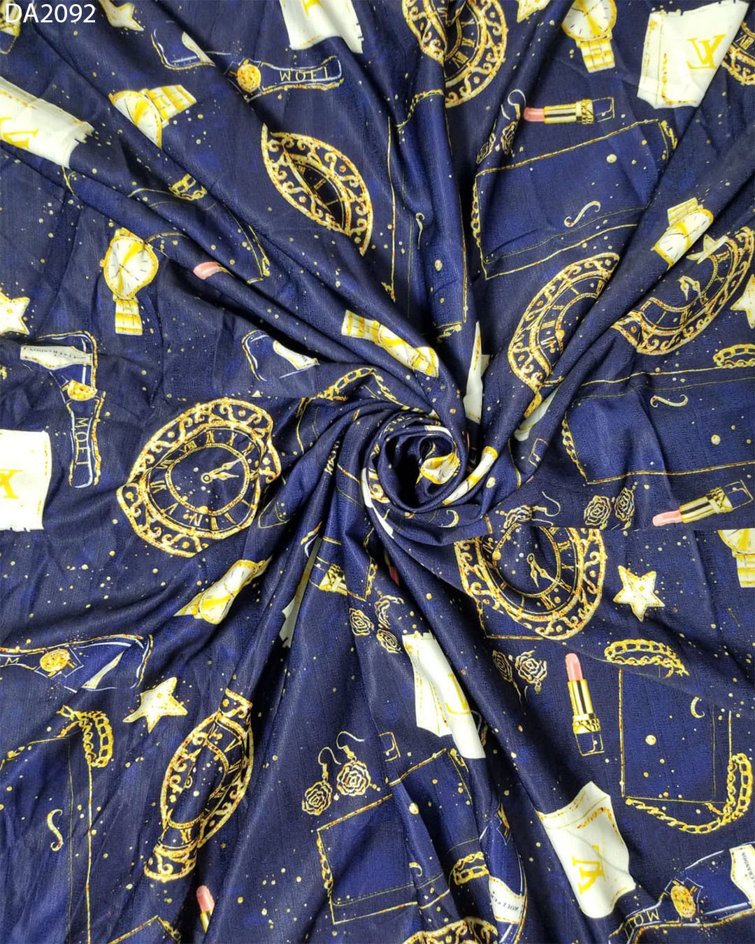 Beautiful Digital Prints On Khadi Rayon Fabric - 58" Width, Washable Fabric Ideal For Kurti, Gown, Dress & More