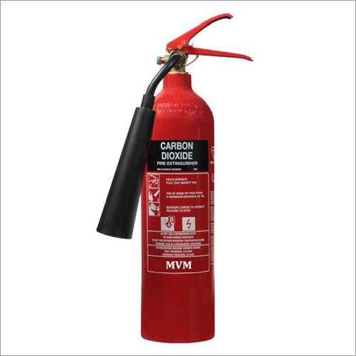 Carbon Dioxide Type Fire Extinguisher - Steel Material, 1-Year Warranty | Optimal for Office, Industrial Use, Electrical Fires, Class B Liquid Fires