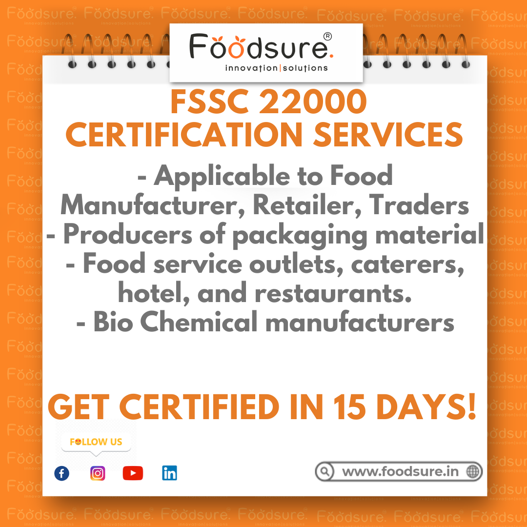 Fssc 22000 Certification Services - Comprehensive Quality Assurance Solutions | Risk Management, Compliance Certification, Expert Consultation