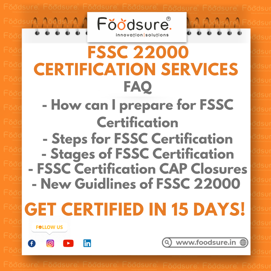 Fssc 22000 Certification Services - Comprehensive Quality Assurance Solutions | Risk Management, Compliance Certification, Expert Consultation