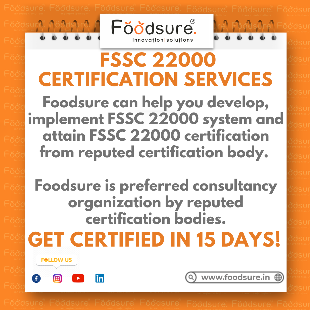 Fssc 22000 Certification Services - Comprehensive Quality Assurance Solutions | Risk Management, Compliance Certification, Expert Consultation