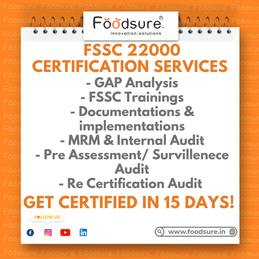 Fssc 22000 Certification Services - Comprehensive Quality Assurance Solutions | Risk Management, Compliance Certification, Expert Consultation