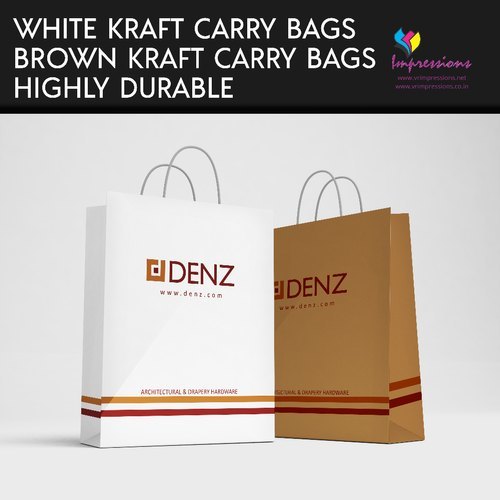 Brown Kraft Paper Carry Bags