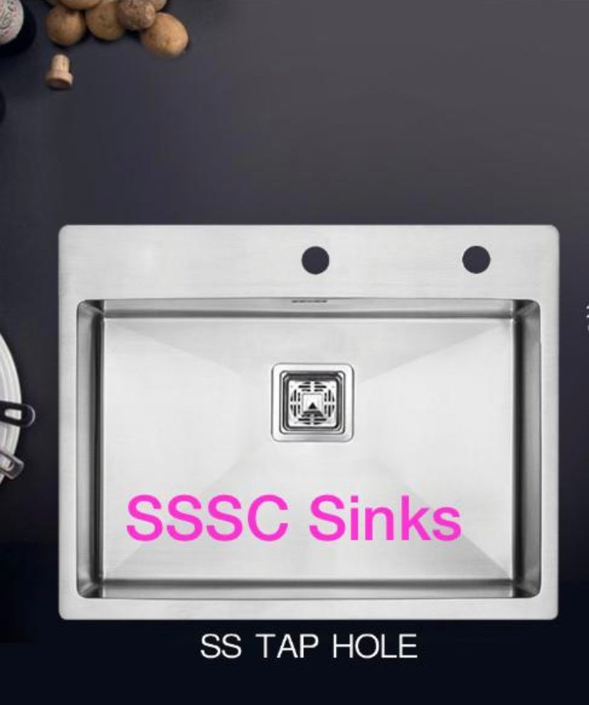 Hand Made Kitchen Sink - Color: Grey