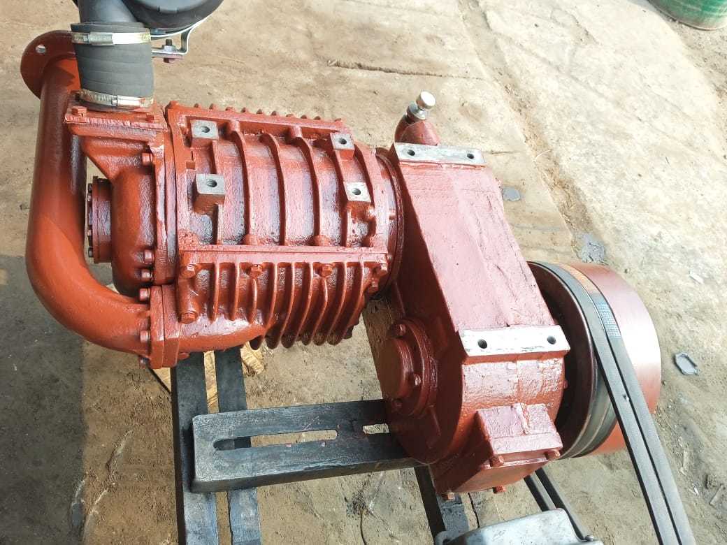 Air Cooled Compressor - 5 Hp 220 Volt 1.9 Kg/cm Pressure | New Cast Iron Construction 8.5 M/min Airflow