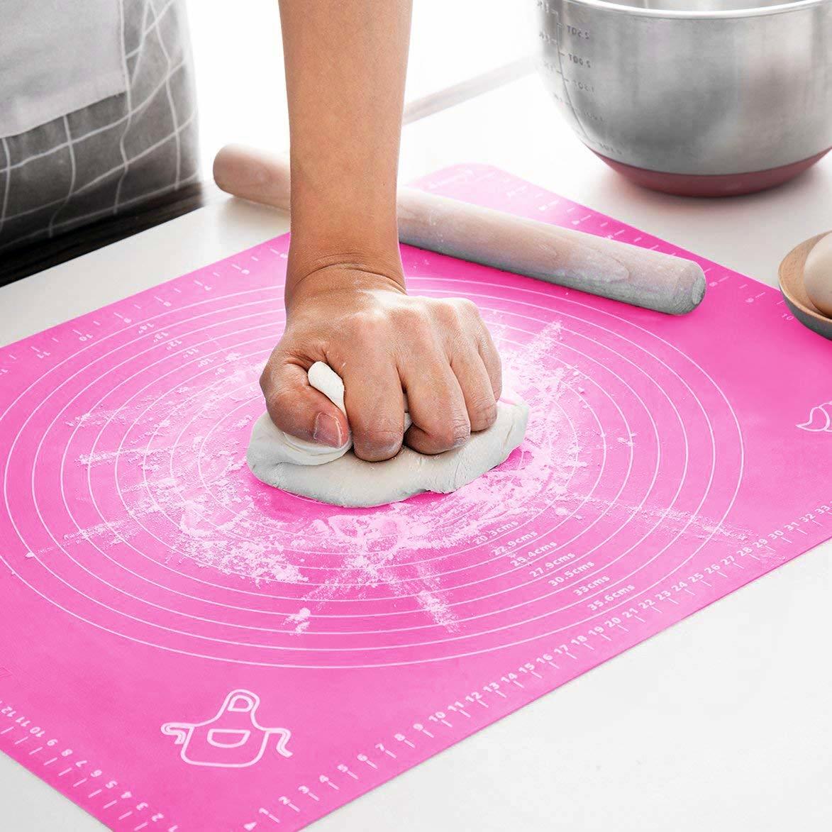 Silicone Roti Mate - 100% Food-grade Silicone, 15.5'' X 19'' Size, Multicolor | Non-stick, Durable, Easy To Clean, Thick Design For Stability