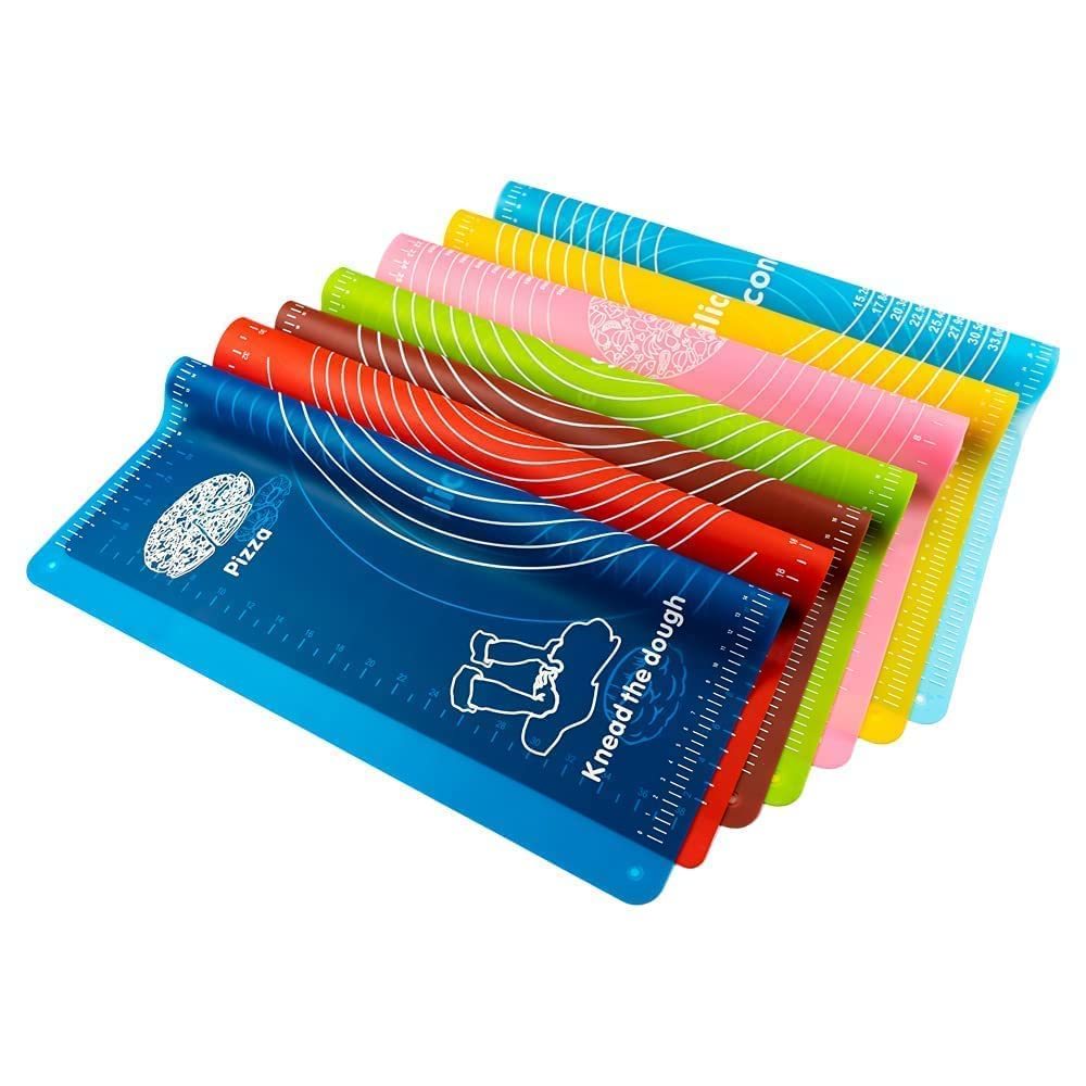 Silicone Roti Mate - 100% Food-grade Silicone, 15.5'' X 19'' Size, Multicolor | Non-stick, Durable, Easy To Clean, Thick Design For Stability