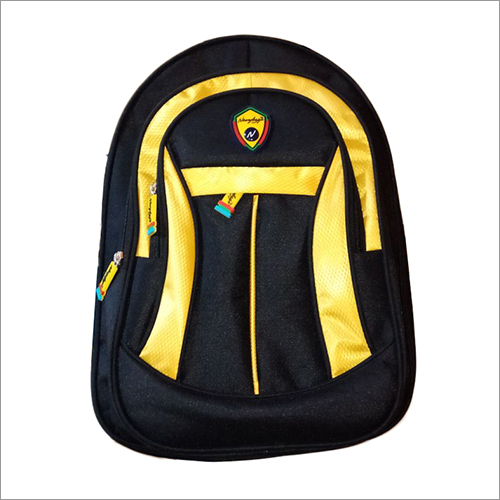 School Bag - Polyester, 18x12x6 Inches, Black | 25 Liters Capacity, Multiple Compartments for School Supplies and Essentials