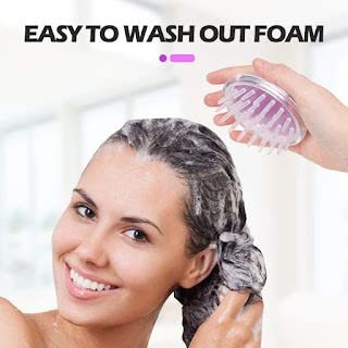 Sclap Massager - Soft Silicone | Multicolour, Scalp Care Brush For Daily Use, Massages Scalp, Promotes Blood Circulation, Exfoliates, Suitable For All Hair Types
