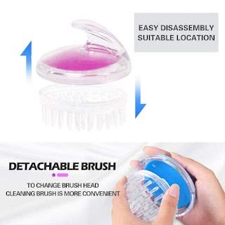 Sclap Massager - Soft Silicone | Multicolour, Scalp Care Brush For Daily Use, Massages Scalp, Promotes Blood Circulation, Exfoliates, Suitable For All Hair Types