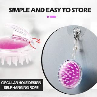 Sclap Massager - Soft Silicone | Multicolour, Scalp Care Brush For Daily Use, Massages Scalp, Promotes Blood Circulation, Exfoliates, Suitable For All Hair Types