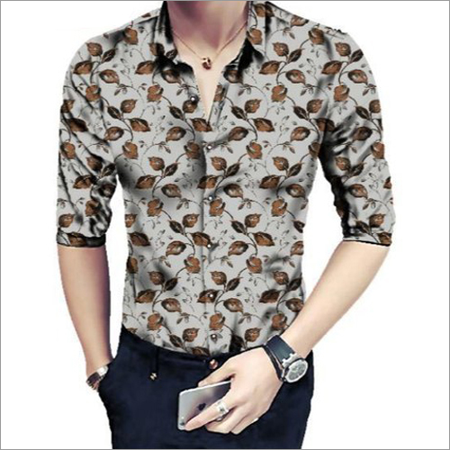 Washable Floral Printed Polyester Shirting Fabrics