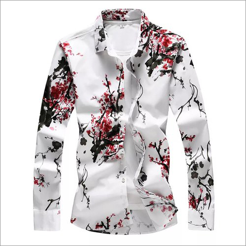 Washable Floral Printed Polyester Shirting Fabrics