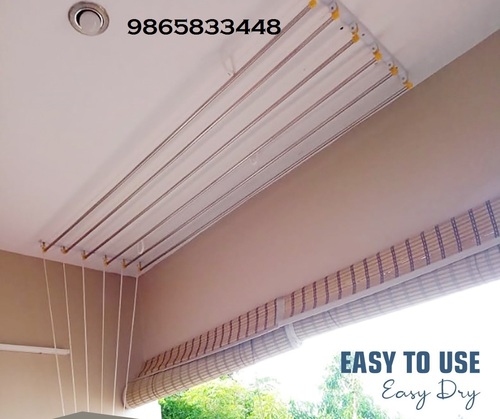 शिवानंद कॉलोनी में सिल्वर अपार्टमेंट क्लॉथ ड्राईिंग हैंगर