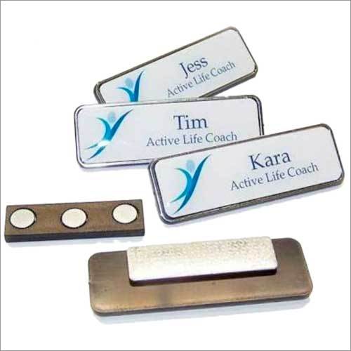 Magnetic Name Badges - Metal | Sleek, Durable Design with Strong Magnetic Fasteners