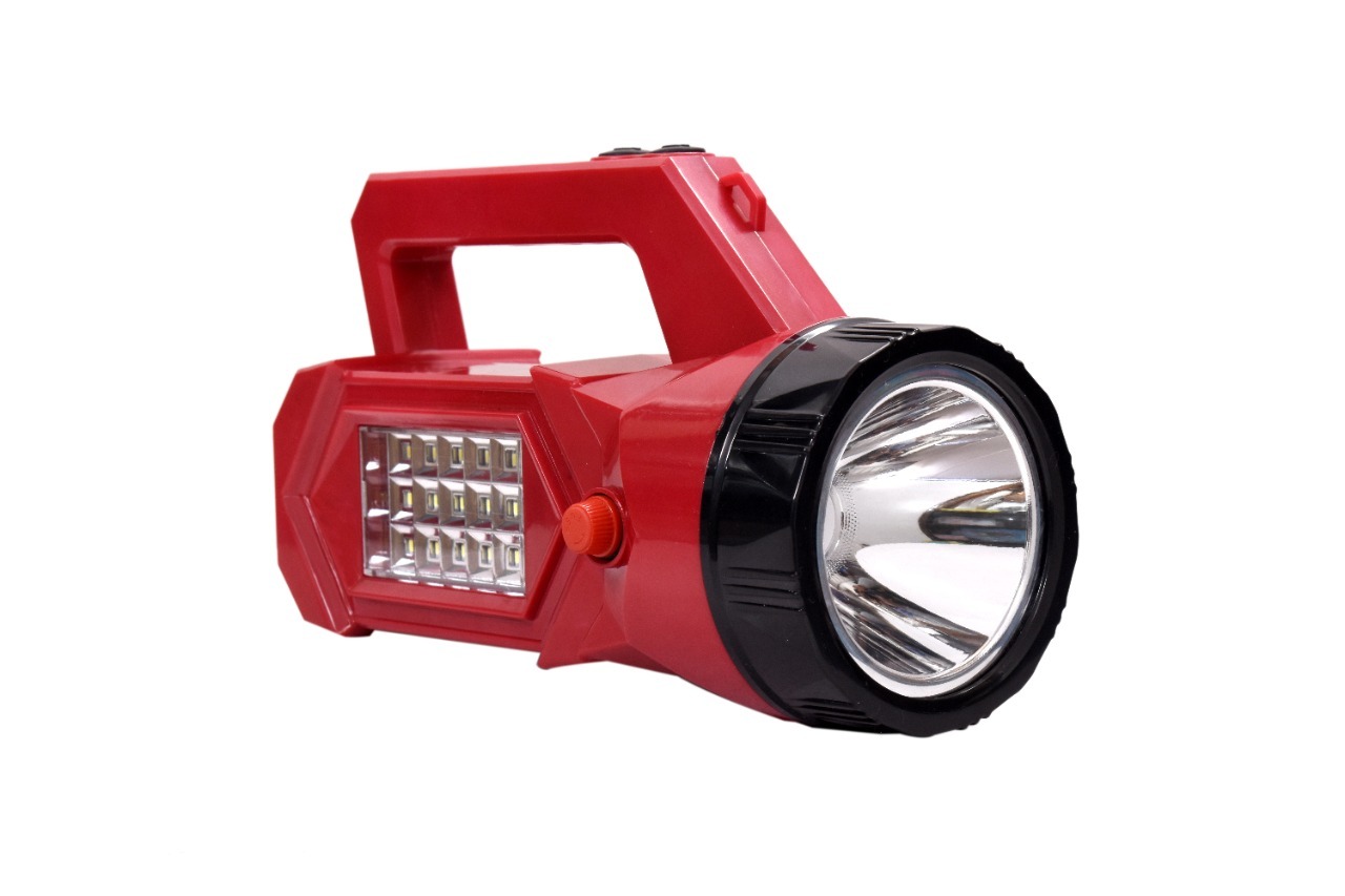 Globeam - Solar Kisan Torch With 1 Amp Fast Charger And Belt , Model: Globeam Arjun Kisan Torch