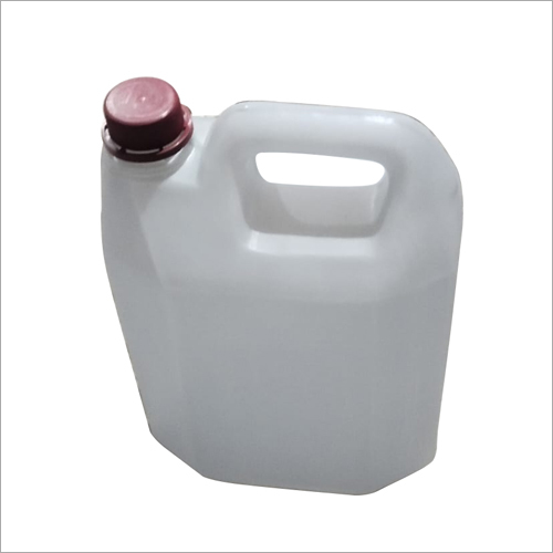 Plastic Jerry Can - Rigid Plastic, 5 L Size, White Color | Durable And Versatile Storage Solution