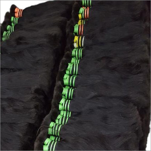 Jet Black Non Remy Hair - 100g, Natural Texture , Cuticle Aligned For Effortless Blending And Glamorous Style