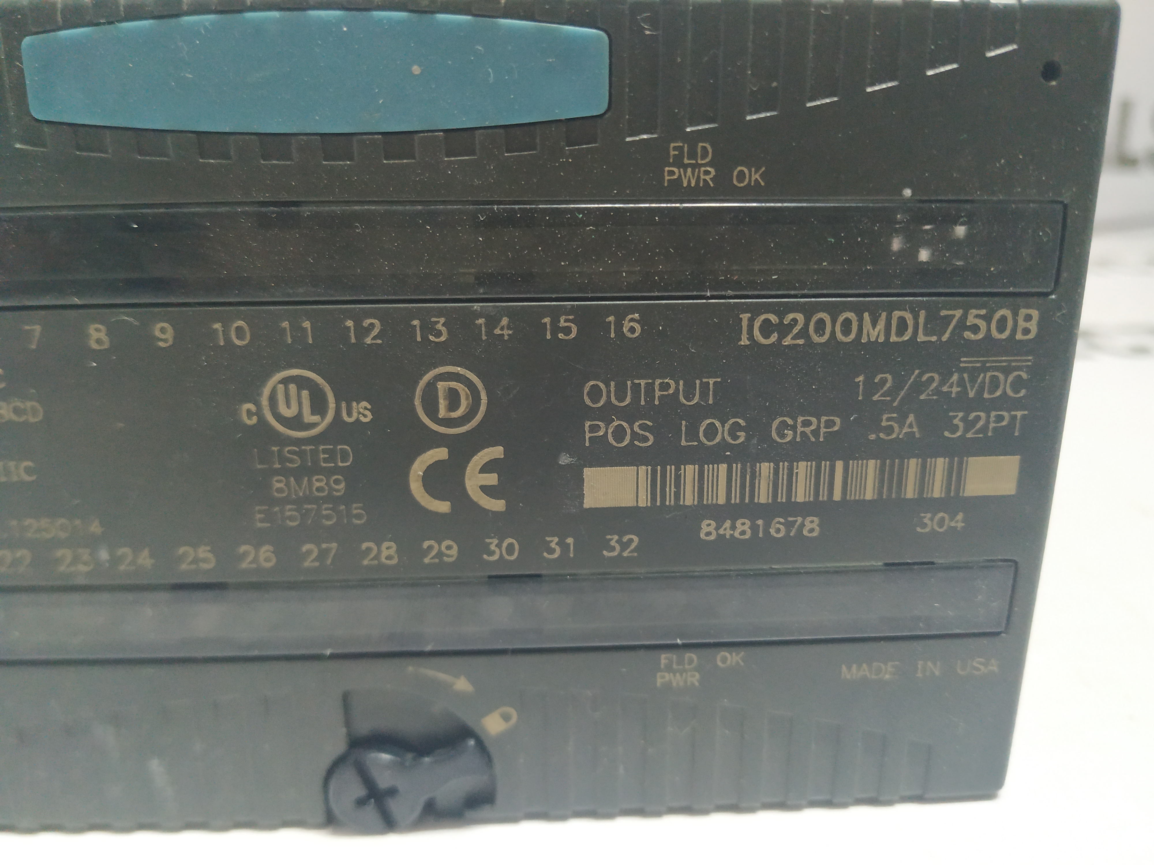 Ge Fanuc Versamax Module Ic200mdl750b