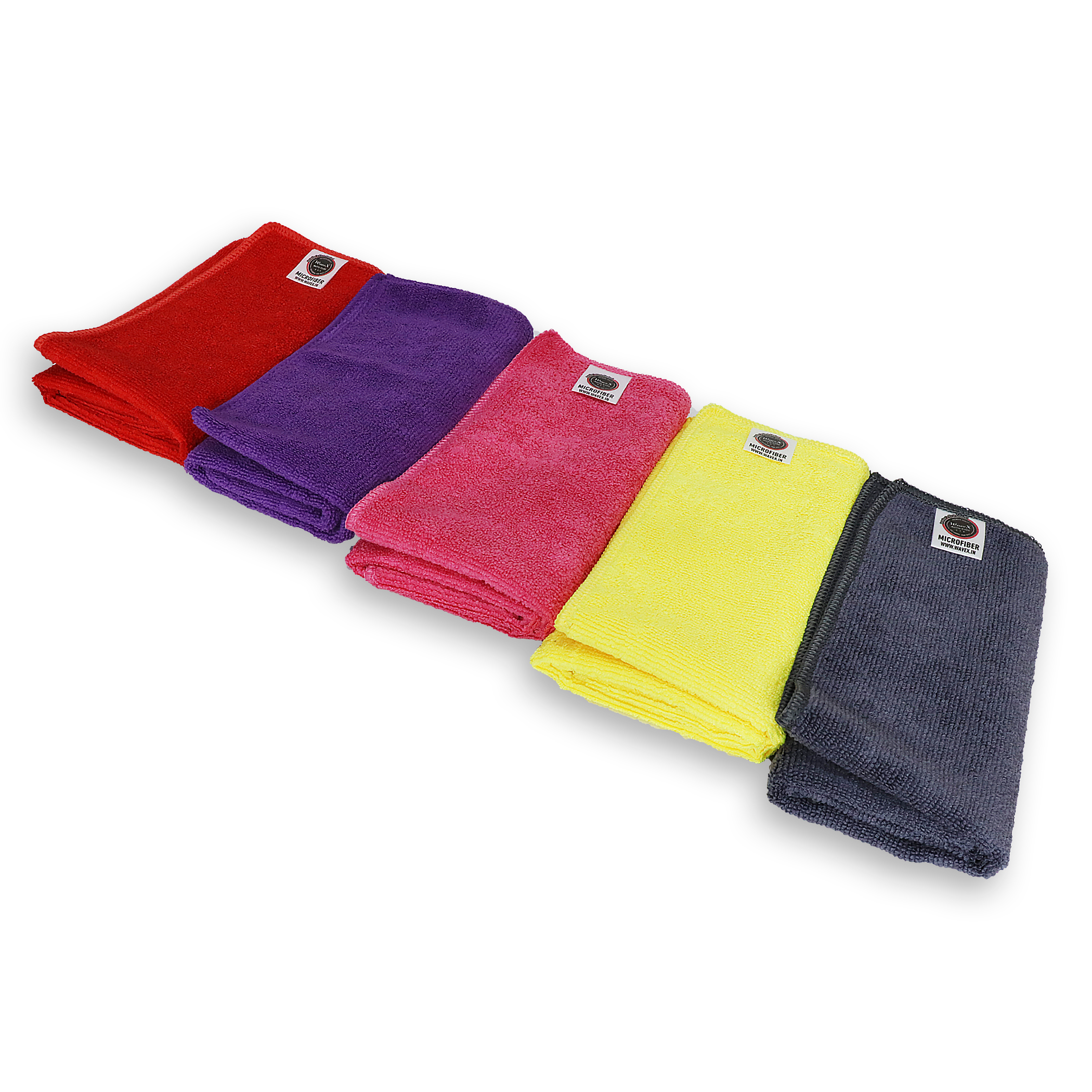 Wavex Microfiber Cloth For Car Detailing And Washing 40x40cm (Set Of 5)