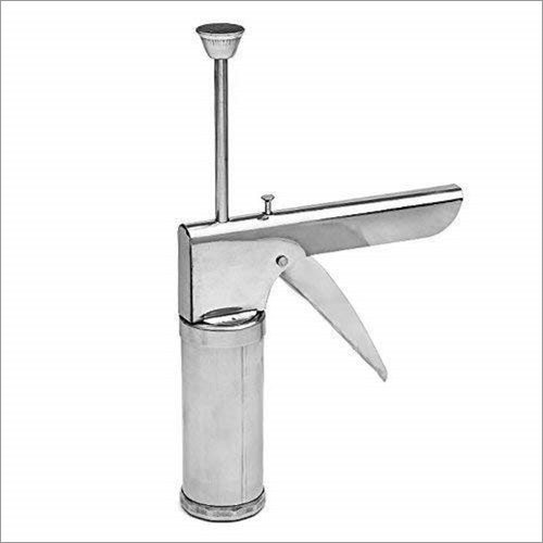 Steel Mayonnaise Dispenser Gun - Color: Silver