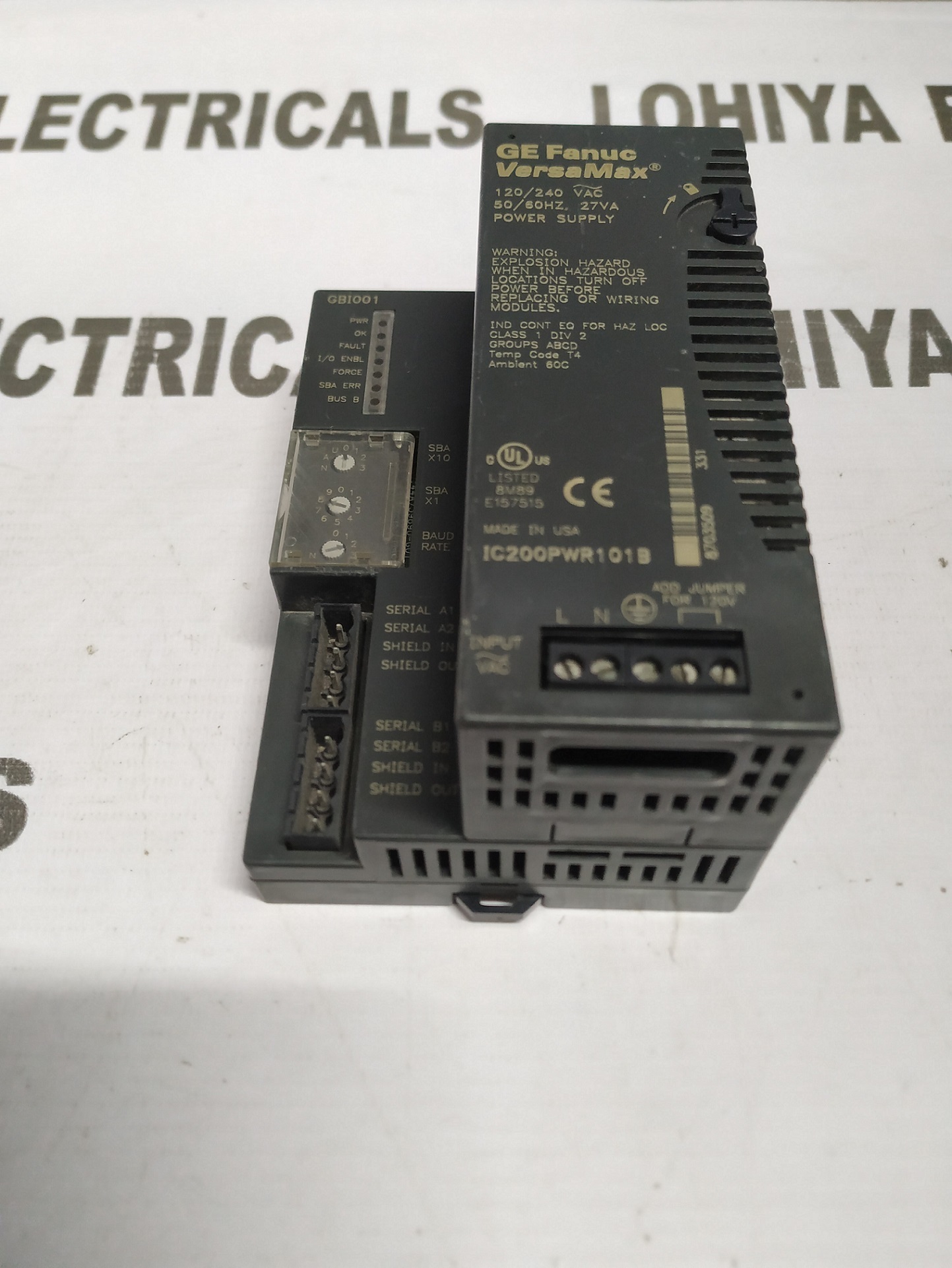 Ge Fanuc Versamax Power Supply Ic200pwr101b