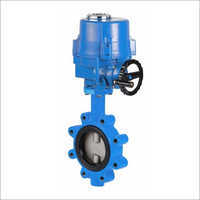 Cast Iron Electric Operated Butterfly Valves - Polished Metal, 15 Mm To 250 Mm Size | Ideal For Industrial Water Media Applications