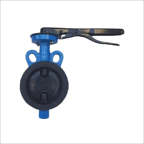 Cast Iron SGI Disc Wafer Type Butterfly Valve - 15 mm to 150 mm Size Range | Industrial Water Usage, Durable Design