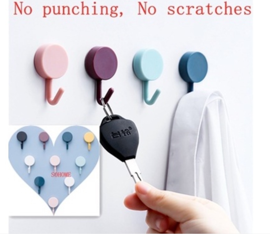 Adhesive Round Hook