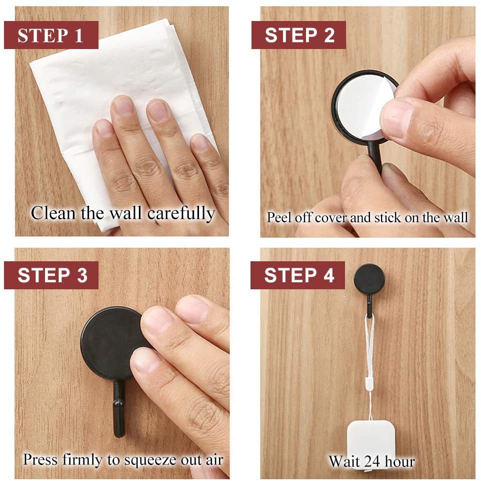 Adhesive Round Hook