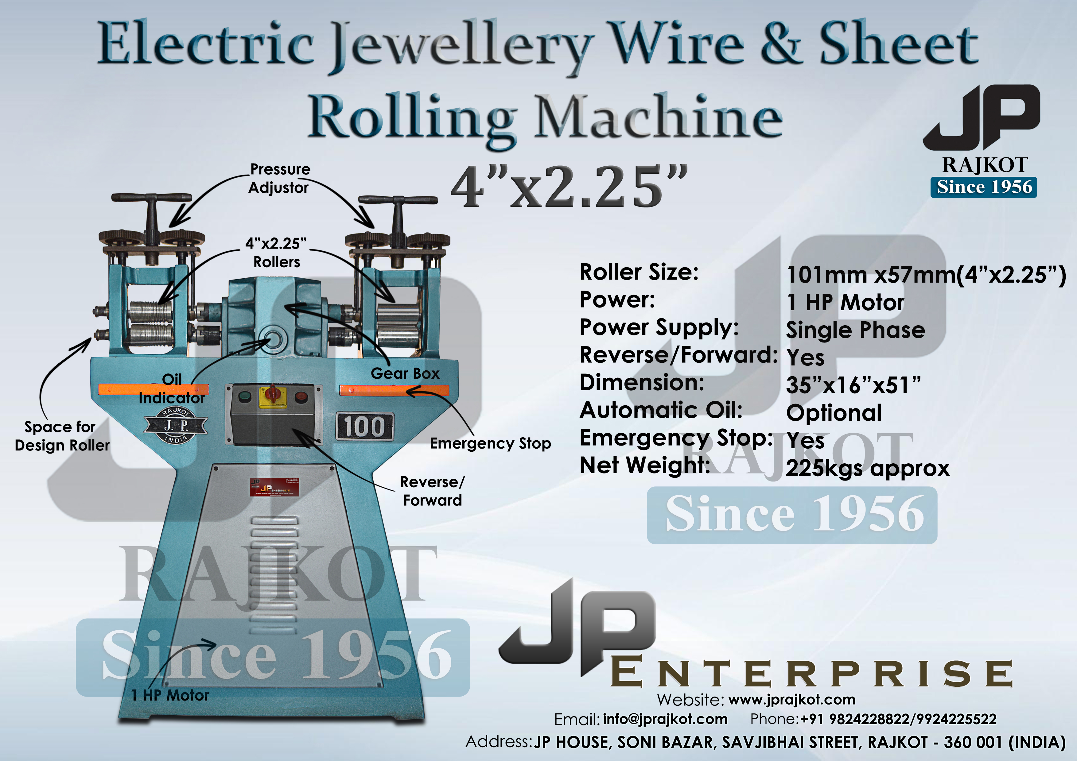 Wire And Sheet Rolling Machine Size 4x2 25