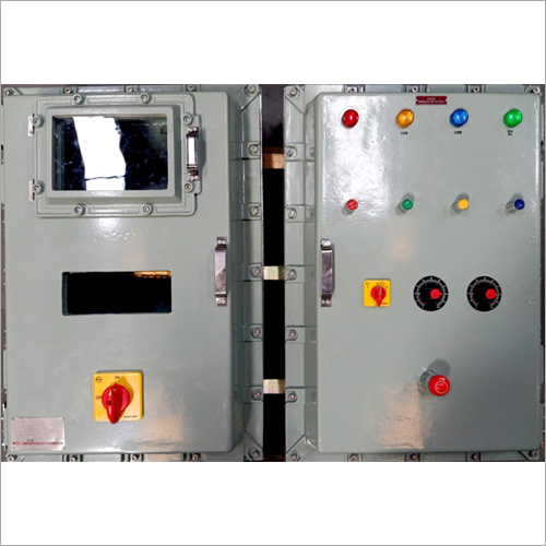 Flameproof Weatherproof Control Panel Enclosure - Color: Grey