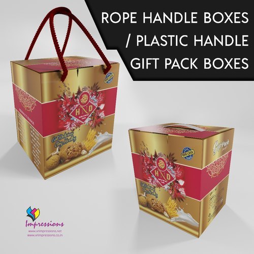 Gift Pack Boxes - Paper Material, Customised Size, Pink Color | Offset Printing, Embossing & Foiling Finishing For Festive Gift Packaging