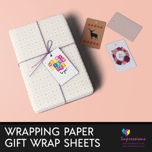 Gift Wrapping Sheets - Eco-friendly Paper, 24x30 Inches, Assorted Colors | Ideal For All Occasions, Multipurpose Use