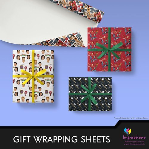 Gift Wrapping Sheets - Eco-friendly Paper, 24x30 Inches, Assorted Colors | Ideal For All Occasions, Multipurpose Use