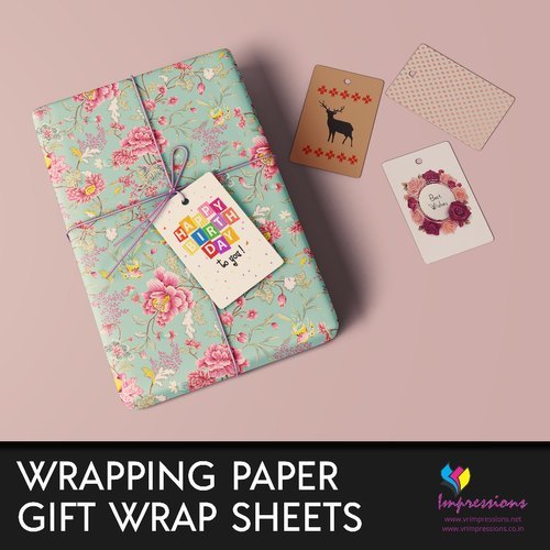 Gift Wrapping Sheets - Eco-friendly Paper, 24x30 Inches, Assorted Colors | Ideal For All Occasions, Multipurpose Use