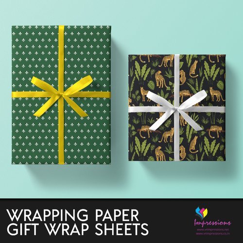 Gift Wrapping Sheets - Eco-friendly Paper, 24x30 Inches, Assorted Colors | Ideal For All Occasions, Multipurpose Use