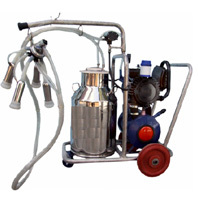Milking Machine For Single Cow At A Time - Color: Sliver