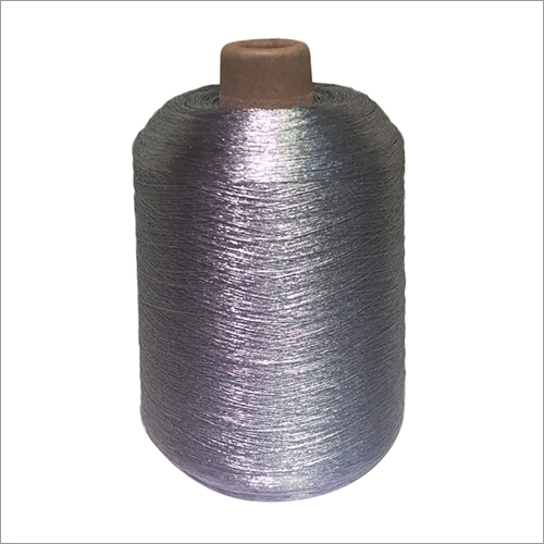 Fine Gimp Metallic Silver Yarn
