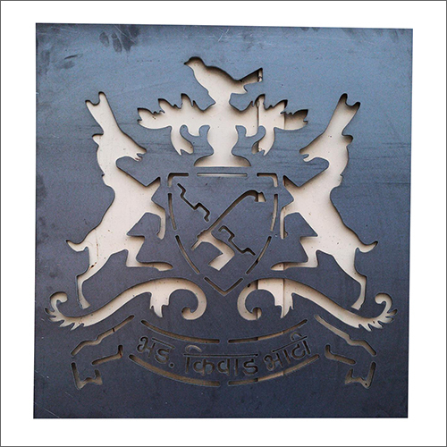 लेजर कटिंग लोगो वॉल हैंगिंग