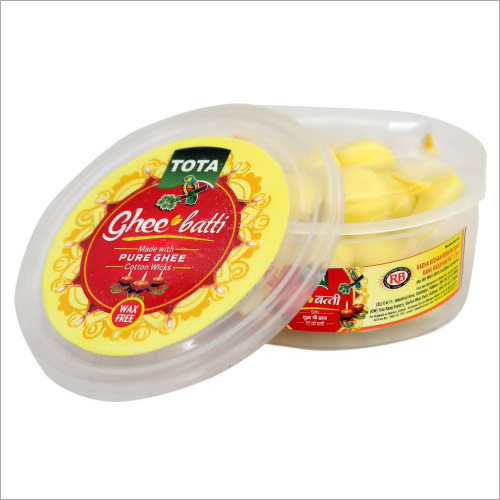Tota Pure Ghee Batti 30Pc - Color: Yellow