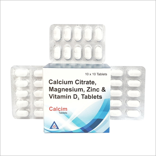 Calcium Citraate Magnesium Zinc And Vitamin D3 Tablets General Medicines