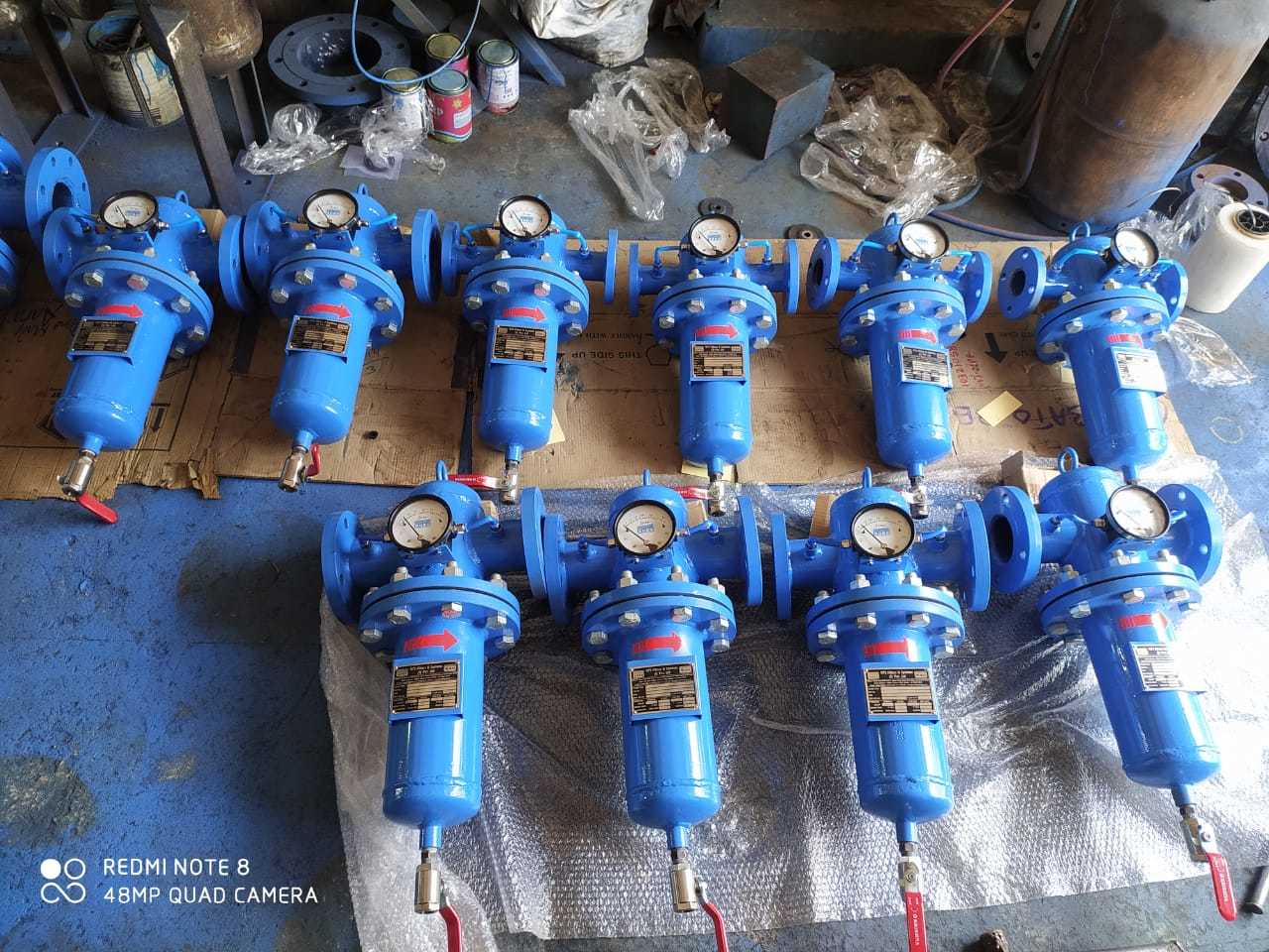 Pneumatic Coalescing Filter - Stainless Steel, 0.01 Micron To 6000 Micron , High Efficiency Air And Gas Filtration System, Customized Color Options, Cartridge Filter Design