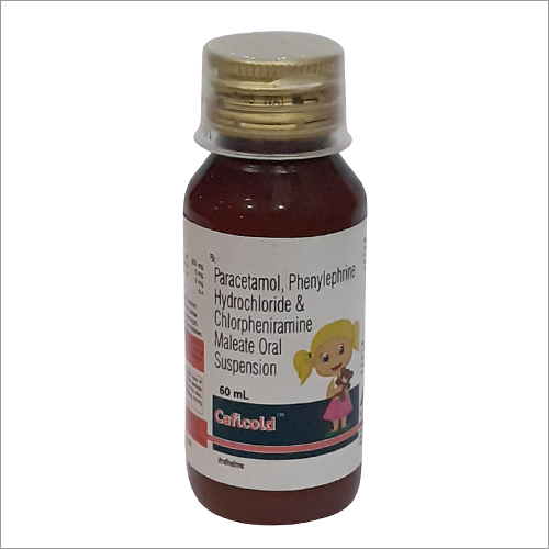 60Ml Paracetamol Phenylephrine Hydrochloride And Chlorpheniramine Maleate Oral Suspension General Medicines