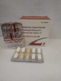 मेटफॉर्मिन हाइड्रोक्लोराइड लंबे समय तक रिलीज और ग्लिमेपाइराइड टैबलेट आईपी