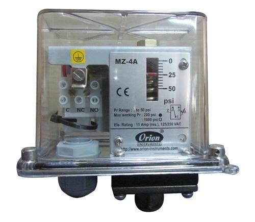 Orion Pressure Switch Application: Liquid & Air