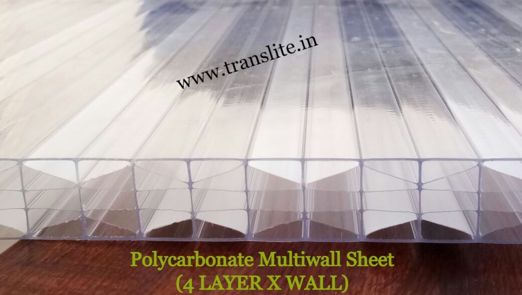 Multiwall Polycarbonate Sheet Length: 39 Foot (Ft)